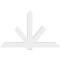 Ekena Millwork Kennewick Architectural Grade PVC Gable Bracket, 72"W x 45"H x 4"D x 6"F, 15/12 Pitch GBP072X45X0406KEN00 - alternate 3